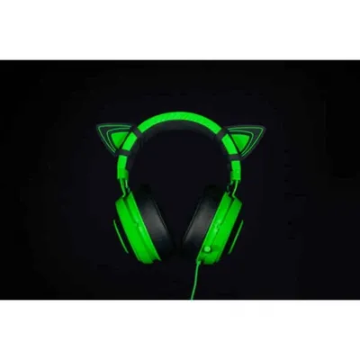 Produktbild von RAZER Kitty Ears für die Kraken-Headsets Robust und Wasserfest in Neon-Grün