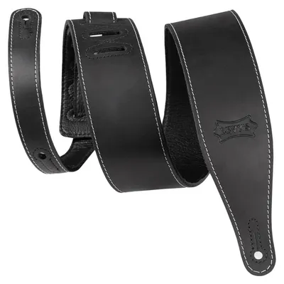 Produktbild von Levys Leathers M17BAS-BLK 2 1/2 ” Gitarrengurt aus Butterleder Schwarz