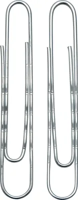 Produktbild von WEDO Aktenklammern 77 mm gewellt glanzverzinkt. 100 St.
