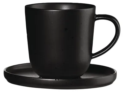 Obrázok produktu pre Espresso hrnček s podšálkou Asa Selection Coppa Kuro, 80 ml