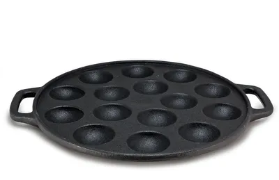 Immagine prodotto di Imperial Kitchen Padella Poffertjes in ghisa nera