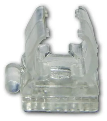 Clip für Lichtschläuche 10er Set - (12-13mm) - 2,5x2,5cm - Parallelverlegung