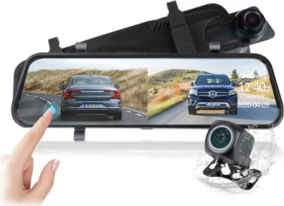 Immagine prodotto di MBG Line Car Mirror Recorder MBG Line HS900 Pro camera de Road Parking 2K+FHD resolution GPS WiFi de angolo di visione 170° Auto Power On.