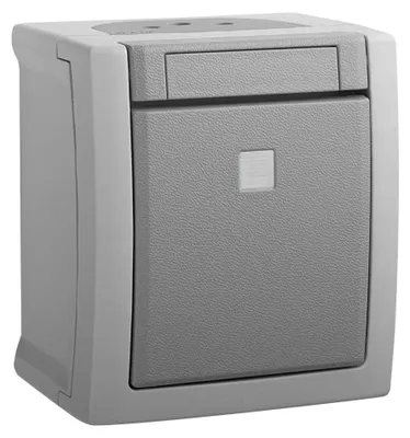 Zdjęcie produktu dla Podświetlany przycisk FR do montażu natynkowego IP54 - Przycisk 90591014-DE
