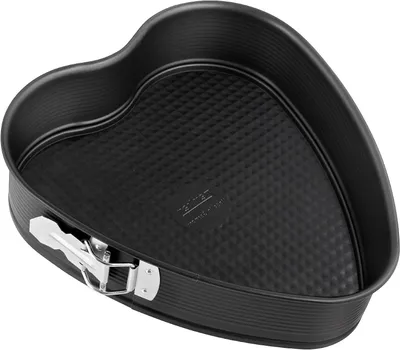 Produktbild von Rechteckige Backform – Kuchenform mit Antihaftbeschichtung – Zum Backen von Kuchen – Hochwertige Antihaftbeschichtung – Durchmesser 26 cm – Schwarz