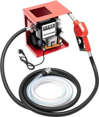 Image de Pompe de transfert diesel électrique auto-amorçante, 220V, avec une puissance de 550W et un pistolet automatique
