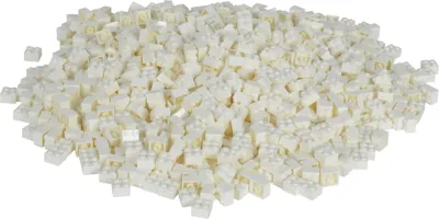 Produktbild von Simba Toys Bausteine Blox 1000 weiße 4er Steine lose