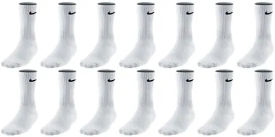 Produktbild von 14 Paar Nike Socken Lang Herren Damen - Farbe: 14 Paar weiss - Größe: 42-46