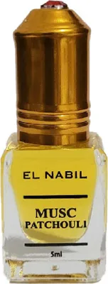 Produktbild von El Nabil Musc Patchouli Parfum Öl mit Roll-On-Applikator 5 ml