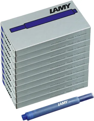Produktbild von LAMY Tintenpatrone T10 Farbe Blau x 20 Päckchen