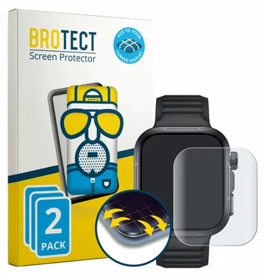 Produktbild von 2x BROTECT Fullscreen Schutzfolie für Huawei Watch Fit 5 Pro Displayschutz Folie Fullcover Matt Entspiegelungsfolie