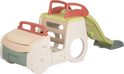 Produktbild von Smoby Adventure Car Spielhaus Mit Rutsche Und Sandkasten UV-Schutz