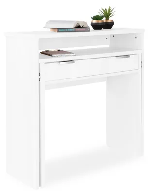 Imagen del producto de duehome -Mesa de escritorio consola con 1 cajón 90 cm Aput