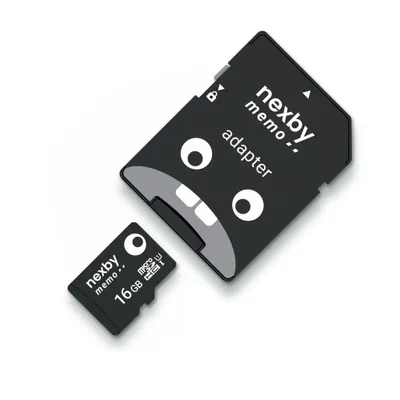 Obrázok produktu pre Pamäťová karta Nexby micro SDHC 16 GB triedy 10 s adaptérom