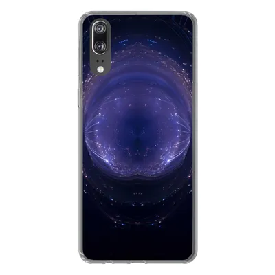 Produktbild von MuchoWow® Handyhülle Schutzhülle Hülle für Huawei P20 Licht - Abstrakt - Nacht Silikon Softcase Handy Hülle - Hardcover