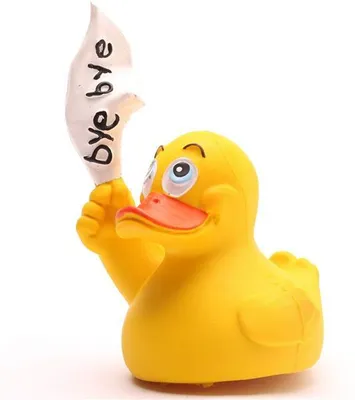 Produktbild von Bye Bye Quietscheentchen Latex 12,5 cm