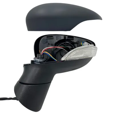 Obrázek produktu pro BILMAX Náhradní levé vnější zpětné zrcátko pro Ford Fiesta 2008-2012 Elektricky nastavitelné, Elektricky sklopné, Kontrolka, Vyhřívané, Lakovatelné, 8 kabelů
