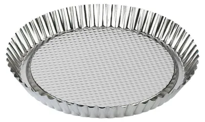 Immagine prodotto di Tortiera Zenker 28 cm, teglia per deliziose torte alla frutta, in banda stagnata, adatta per forni elettrici e a gas, (colore: argento)