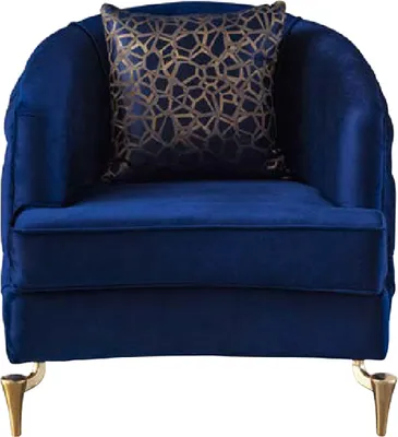 Obrázok produktu pre Modulárna sedačka Chesterfield v modrej farbe, kreslo, kreatívne nábytkové prvky, textilné materiály, obývačka