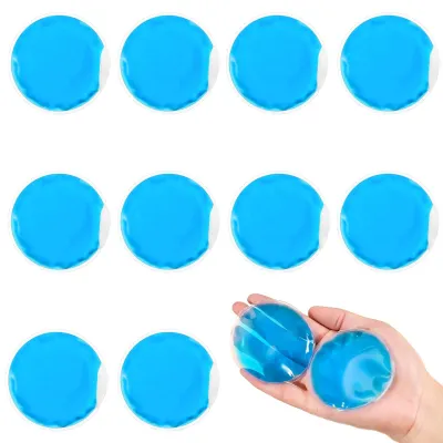 Obrázek produktu pro Chladicí oční polštářky - Studené a teplé obklady - PVC - 7 cm - 10 kusů
