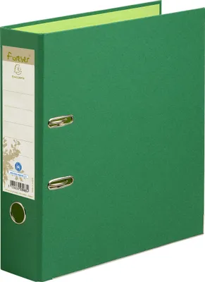 Produktbild von Exacompta 10x Ordner Recyclingkarton Rücken 80mm A4 Maxi Dunkelgrün 53983E