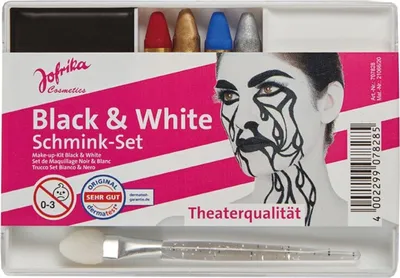 Produktbild von Jofrika 707828 Schmink-Set Black&White (1 Set)