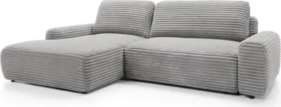 Produktbild von Selsey Alferia - Ecksofa mit Schlaffunktion, Breitcord-Bezug, greige, linksseitig