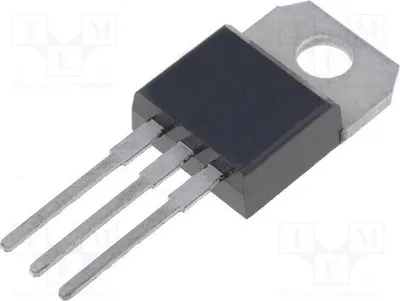 A close-up studio shot of a single electronic component.