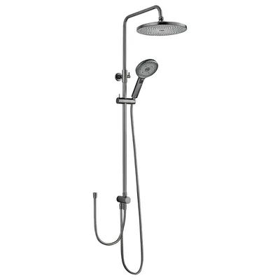 Produktbild von SCHÖNER WOHNEN-Kollektion Duschsystem BIELLA, Industrial, Duschstange mit Regendusche