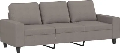 Obrázek produktu pro vidaXL Třímístná pohovka Taupe 180 cm Látka