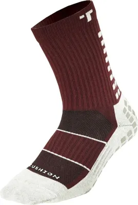 Produktbild von Trusox Mid-Calf Cushion Crew 3.0 Gripsocken - Bordeaux  | Größe: 34,5-38,5