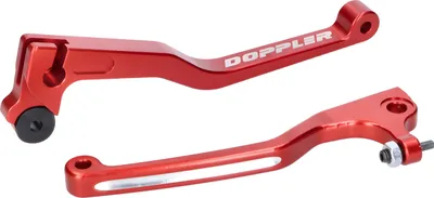 Obrázek produktu pro Bremshebel und Kupplungshebel Set Doppler CNC rot für Beta RR 2012- (mit GRIMECA Bremse)