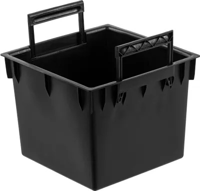 Produktbild von Austauschbarer quadratischer Plantztopf-Einsatz mit Griffen 32,5 x 32,5 cm schwarz 25 L für Prosperplast H 61 cm Töpfe-erleichtert die Kontrolle des W