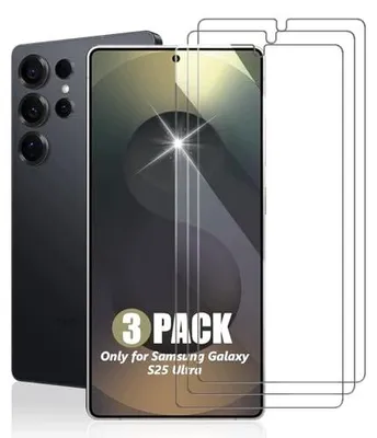 Zdjęcie produktu dla Folia ochronna samsung galaxy S25 ultra szkło hartowane 3 szt