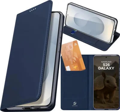 Produktbild von Handyhülle mit Klappe für Galaxy S26, Dux Ducis Skin Pro, Dunkelblau