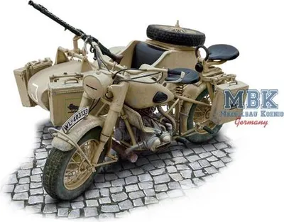 Immagine prodotto di Italeri 1:9 Deut.Militärmotorrad mit Seitenwagen