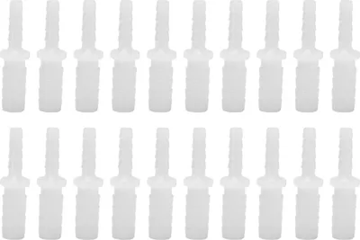Immagine prodotto di 20 connettori per acquari, adattatore a 2 vie diametro 8mm/4mm trasparente per tubi acqua/aria