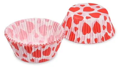 Produktbild von Baking Cups - rotes Herz - 40pcs  Teplickedorty.cz Material:: Backpapier, Farbe:: Multicolor, Anzahl der Stücke:: 40