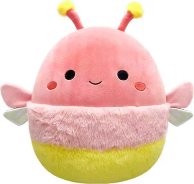 Produktbild von Squishmallows Plüschfigur Coral Firefly with Pink and Yellow Fuzzy Stripes 30 cm