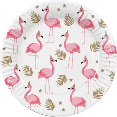 Produktbild von 10 Teller Party Flamingo 23cm