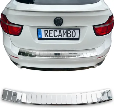 Zdjęcie produktu dla Chromowana osłona zderzaka ze stali nierdzewnej odpowiednia dla BMW X6 | E71 E72 | BJ 2008-2014
