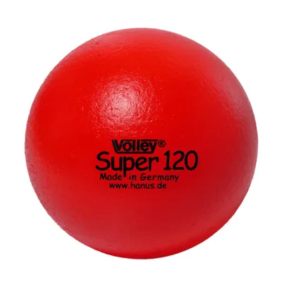Produktbild von VOLLEY® | SUPER 120 | Softball | Spielball | 120 mm | 50 g | Umfang 370 mm | (Rot)