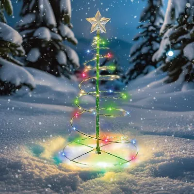 Solar-Kerzenbaumlampe, 50 cm, wetterfest, LED-Lichterkette