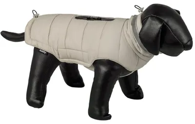 Hundemantel Mirna beige 29 cm, winddicht, reflektierend