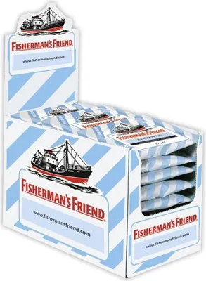 Produktbild von Fisherman's Friend Menthol-Pastillen Eucalyptus 24x 25g