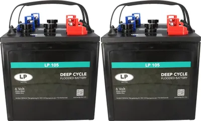 Obrázok produktu pre 4x trakčná batéria Landport LP 105 6V 225Ah Deep Cycle (24V)