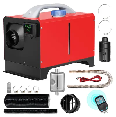 Image de Chauffage à air diesel, puissance de 8 kW, tension de 12 V, température de fonctionnement de -40 °C à +50 °C, faible consommation de carburant : 0,1 à 0,24 l/h