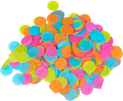 Produktbild von 12x Konfetti bunt Ø 2.5 cm 15 g