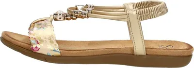 Productafbeelding van SUB55 Sandalen Plat  Sandalen Plat - goudkleur - Maat 43