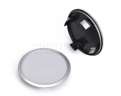 Obrázek produktu pro Středová krytka alu kola Ø 55/69 mm, Audi A01-GS, plast, stříbrná bez loga